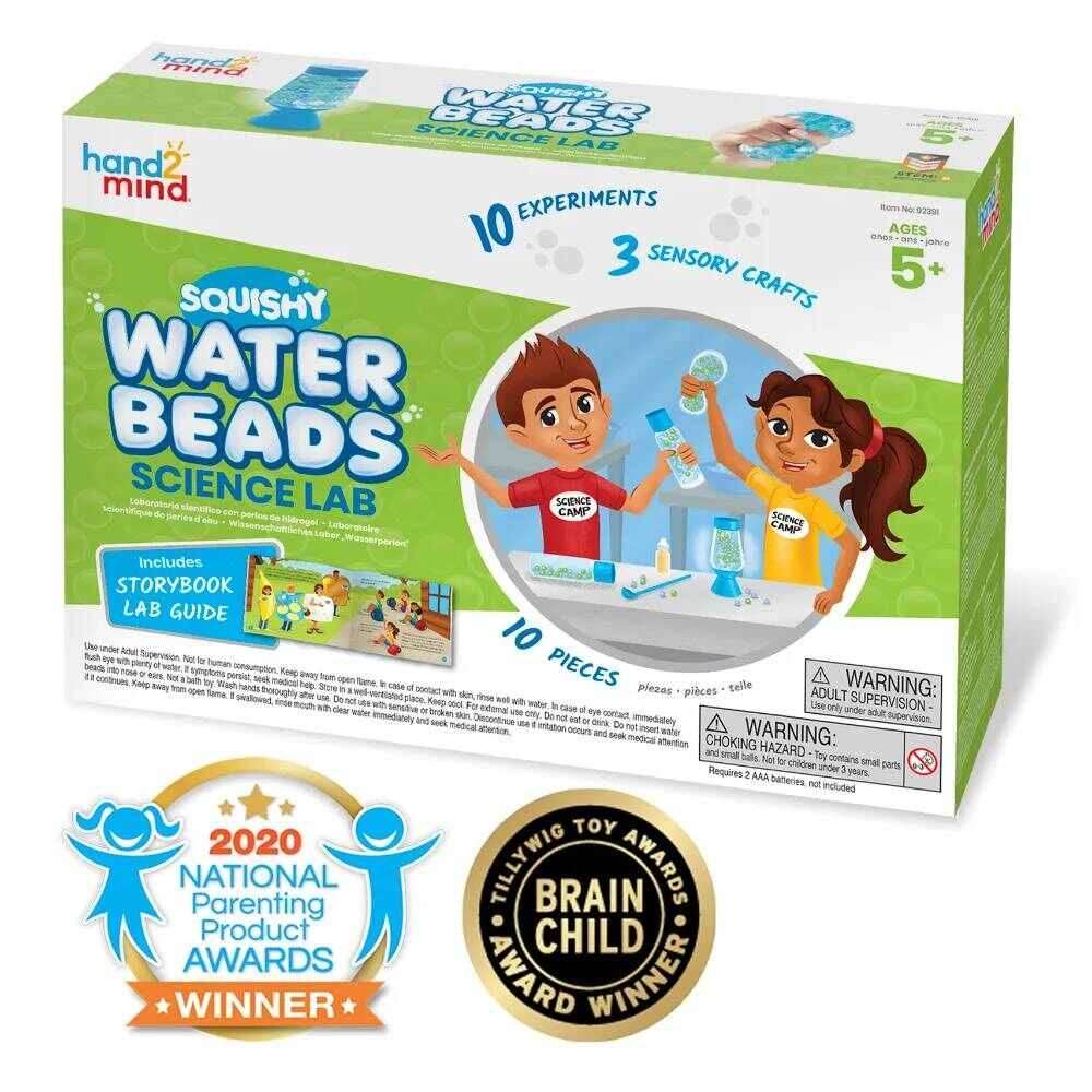 Hand2Mind - Squishy Water Beads Science Lab - STEM Sensory Activity Kit