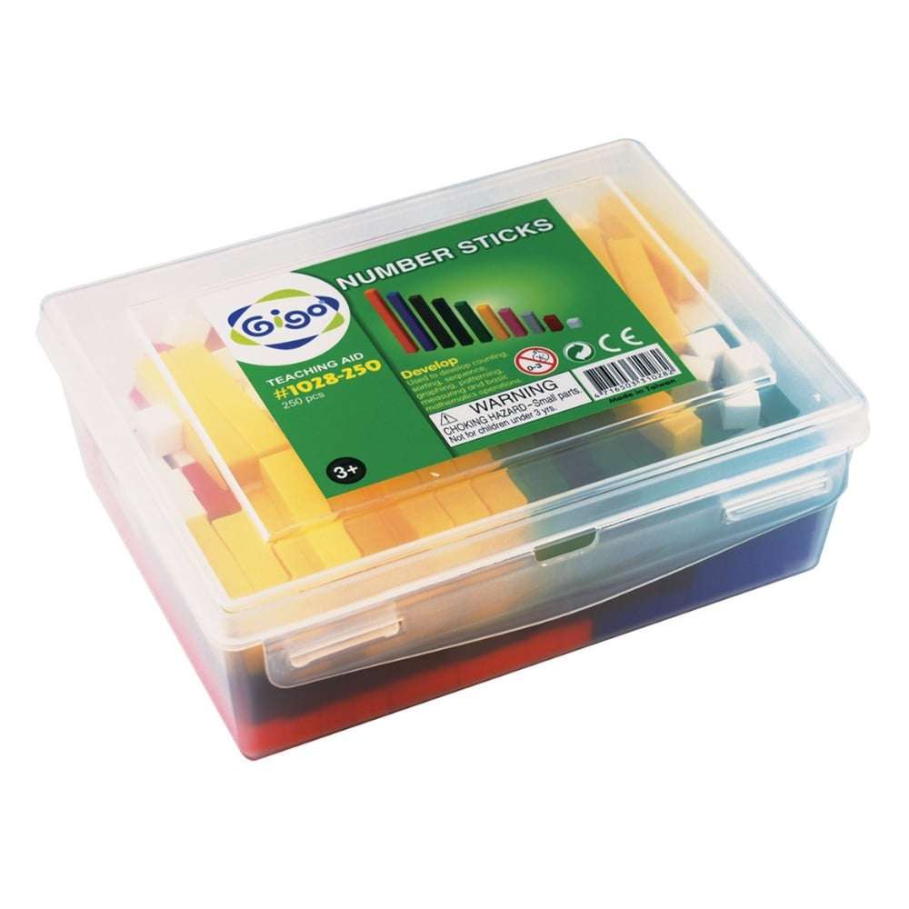 Gigo - Number Rods + 5 Cards - 250pcs Container