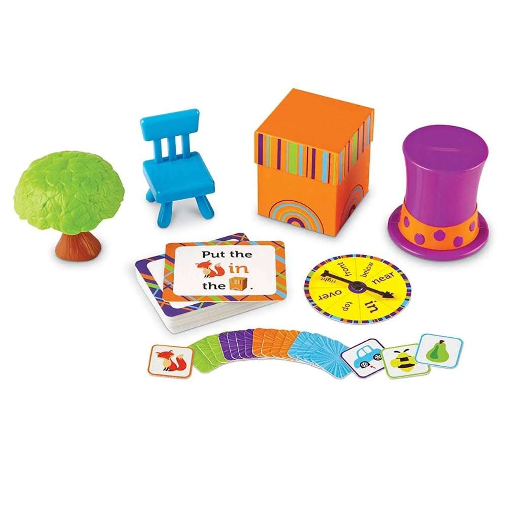 Learning Resources - Fox in the Box Positional Words Activity Set