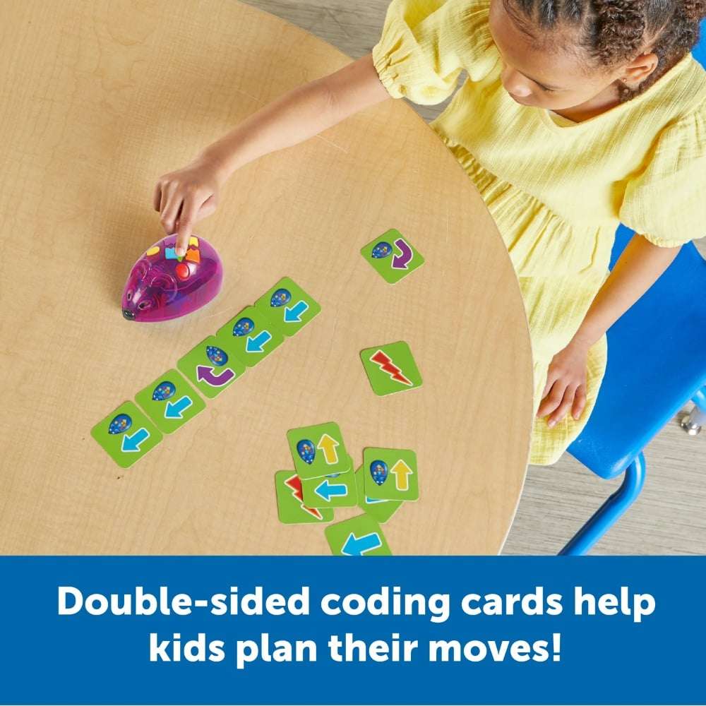 Learning Resources - Code & Go Mouse Activity Set - Rechargeable - 32 Pieces