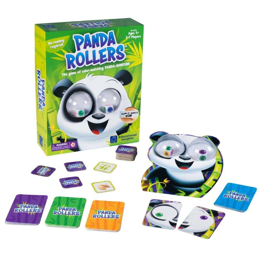 Educational Insights - Panda Rollers Colour Matching Educational Game for Kids