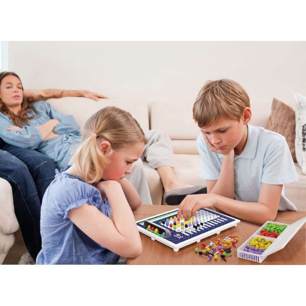 Quercetti - Secret Code Breaking Game - Logic & Strategy Board Game for Kids