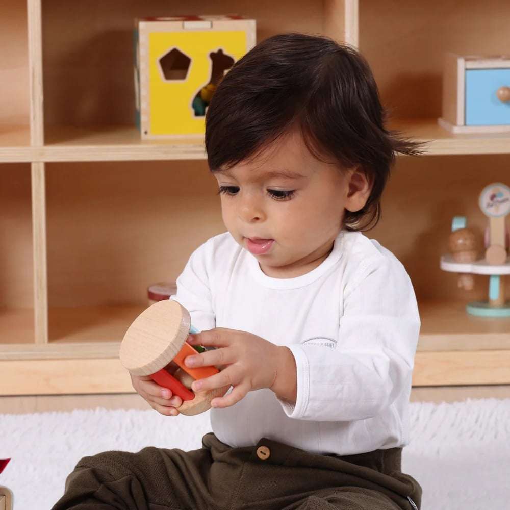 TookyToy - Montessori Activity Box Baby Playset - 3-4 Months