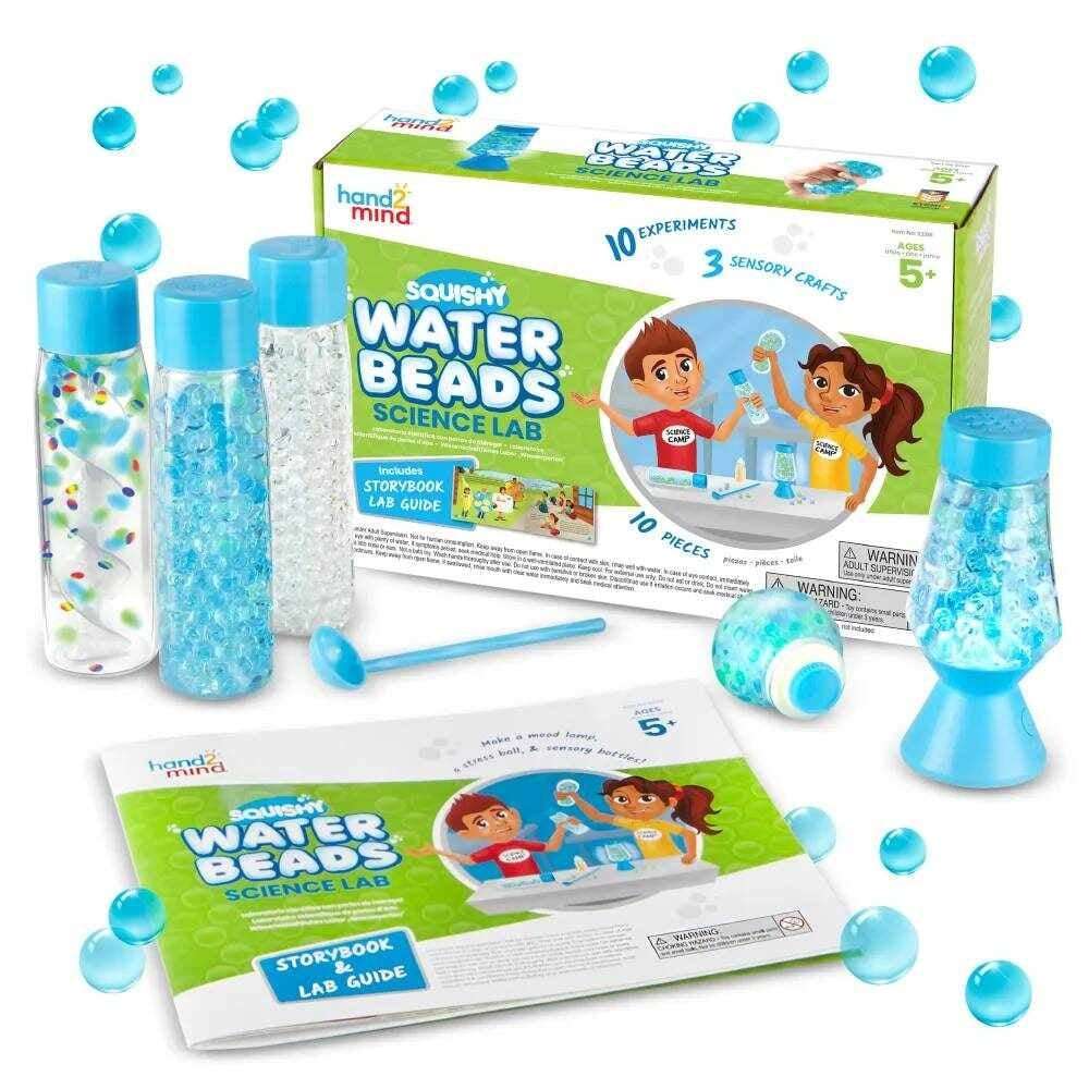 Hand2Mind - Squishy Water Beads Science Lab - STEM Sensory Activity Kit