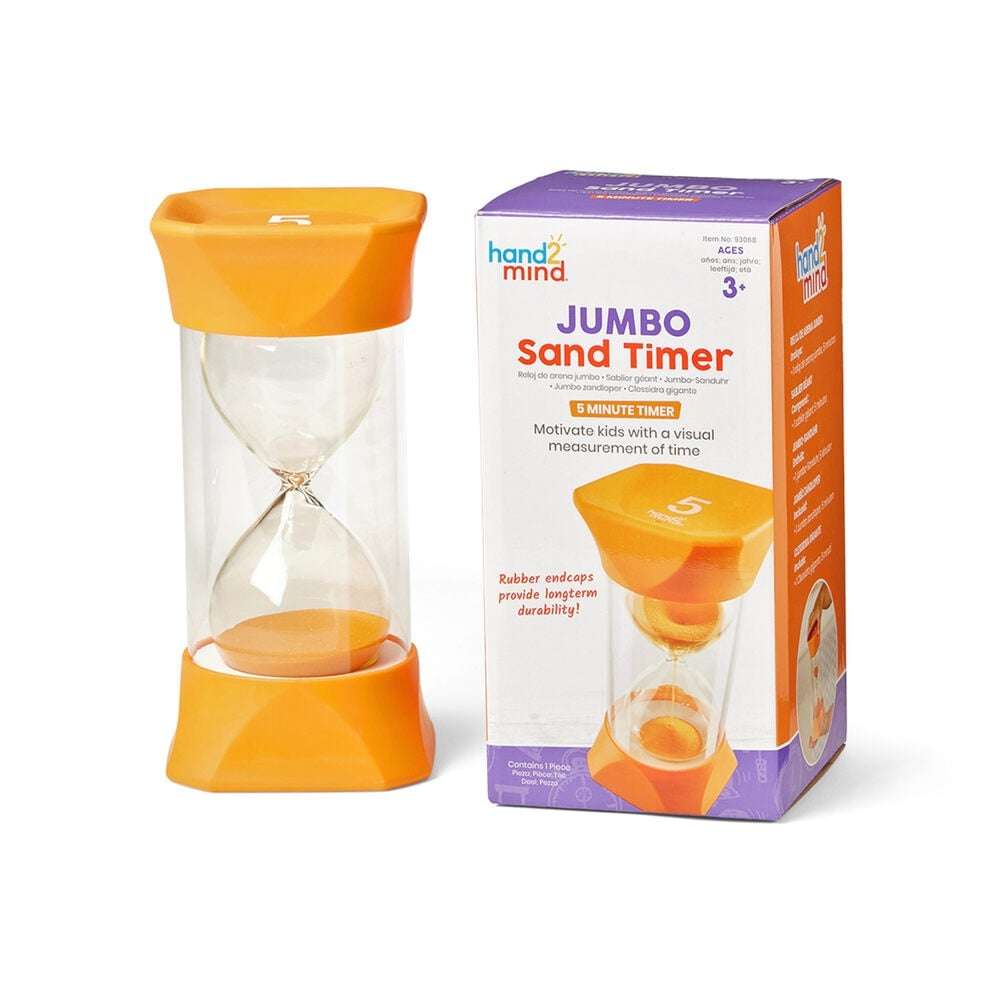 Hand2Mind - Jumbo Sand Timer (5 Minutes)