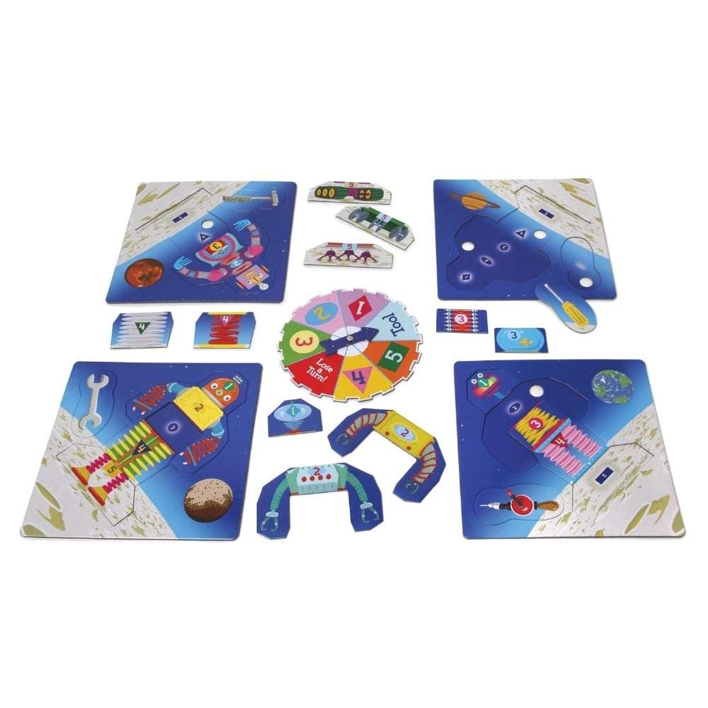 eeBoo - Build A Robot Spinner Puzzle Game -**