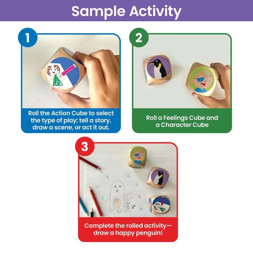 Hand2Mind Rolling for Feelings - Emotions Learning Game for Kids