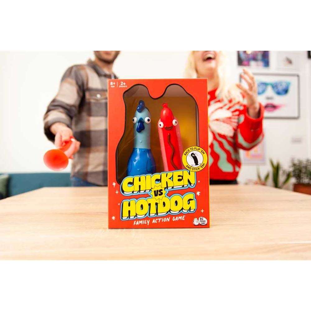 Big Potato Games - Chicken Vs. Hot Dog - Party Game - 2+ Players