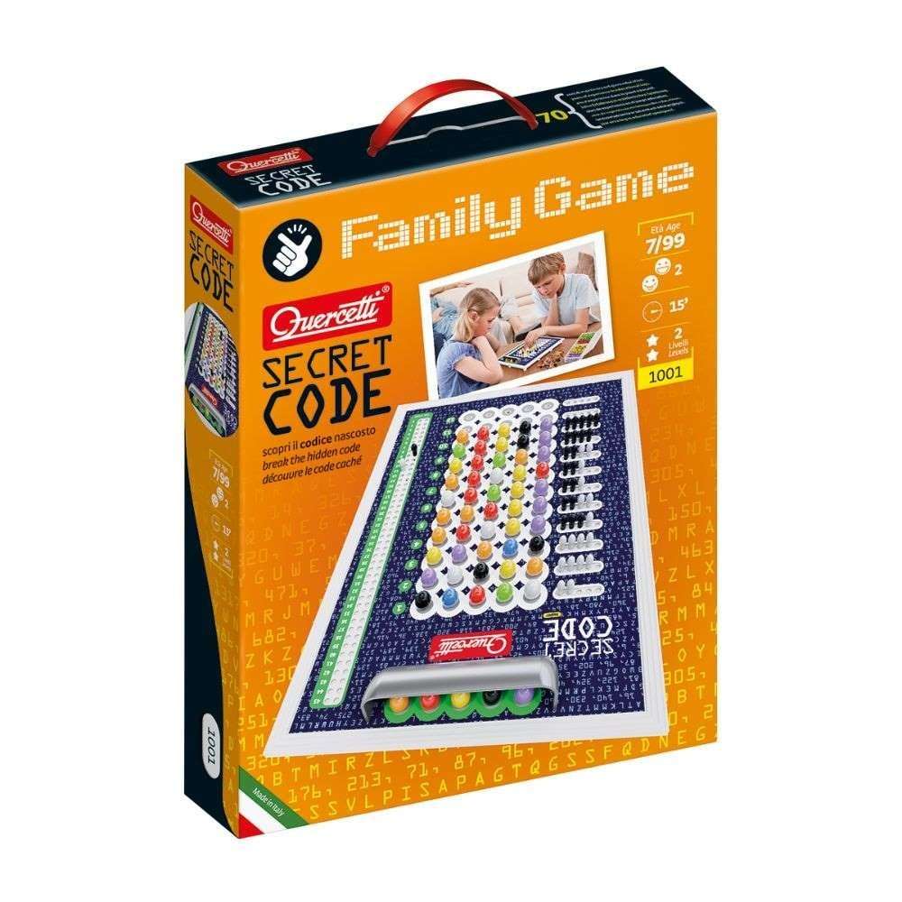 Quercetti - Secret Code Breaking Game - Logic & Strategy Board Game for Kids