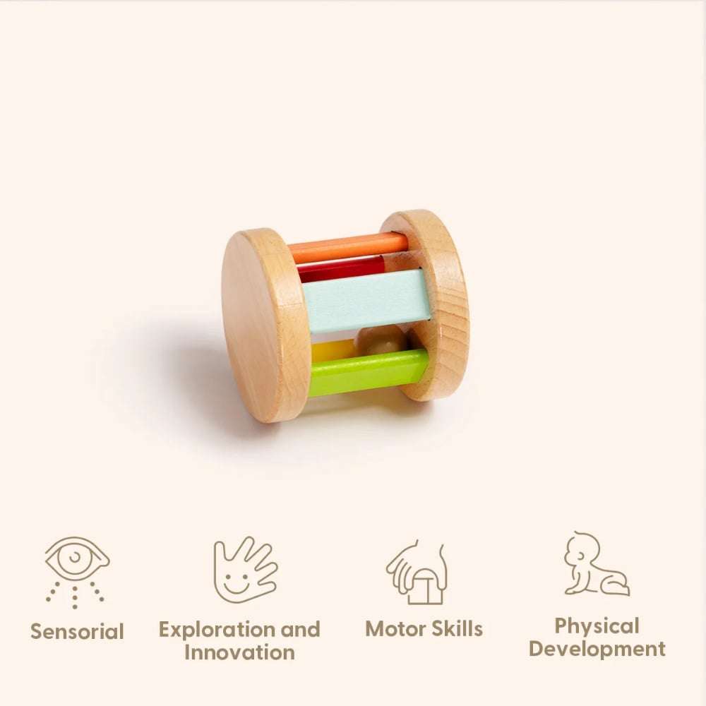 TookyToy - Montessori Activity Box Baby Playset - 3-4 Months