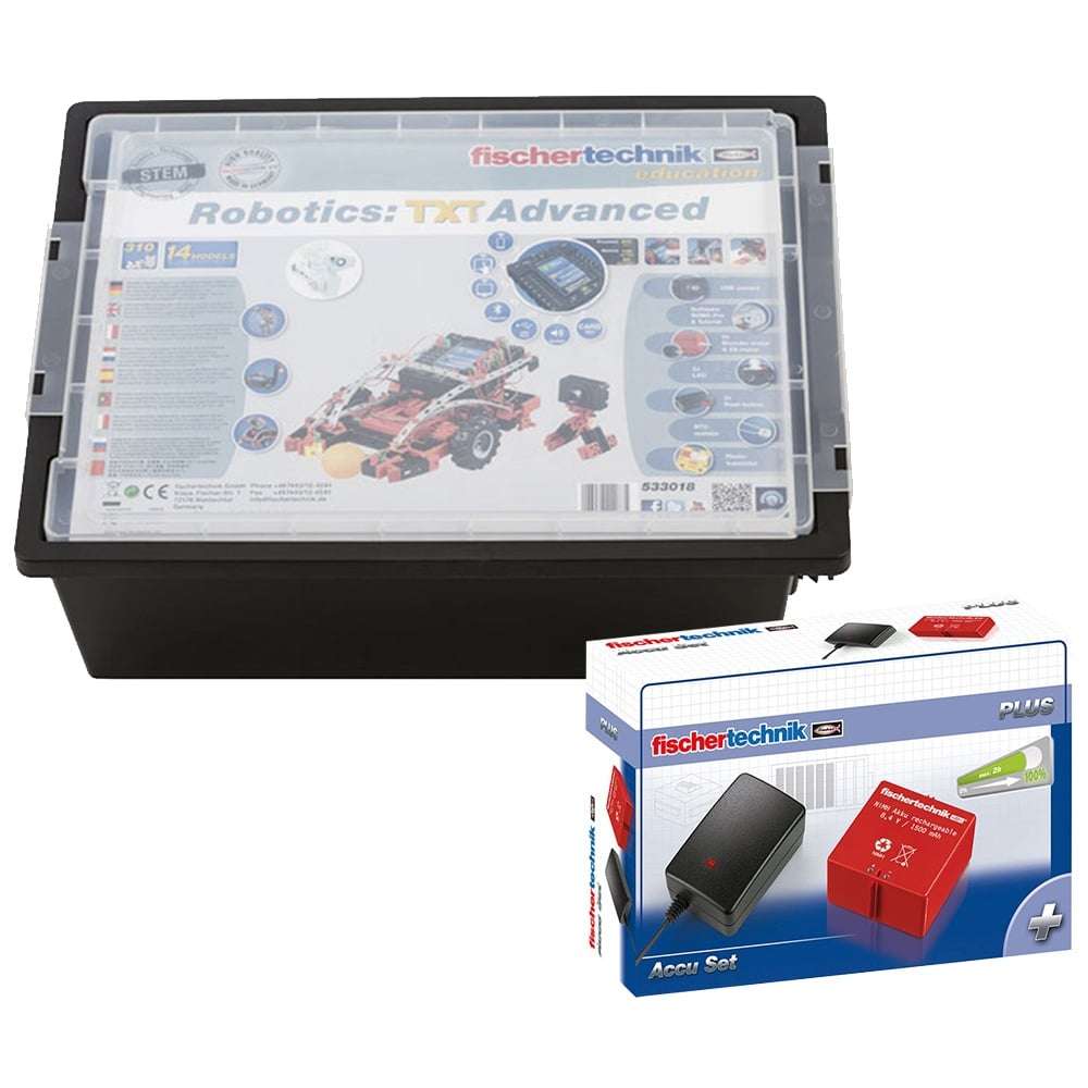fischertechnik - Robotics Advanced - incl. TXT Controller & Accu Charger Set