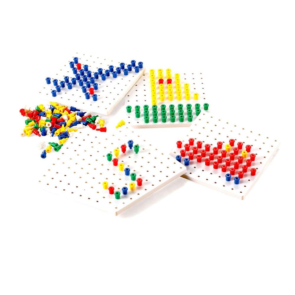 EDX Education - Pegboard Set S 5pc & 1000 Pegs Polybag