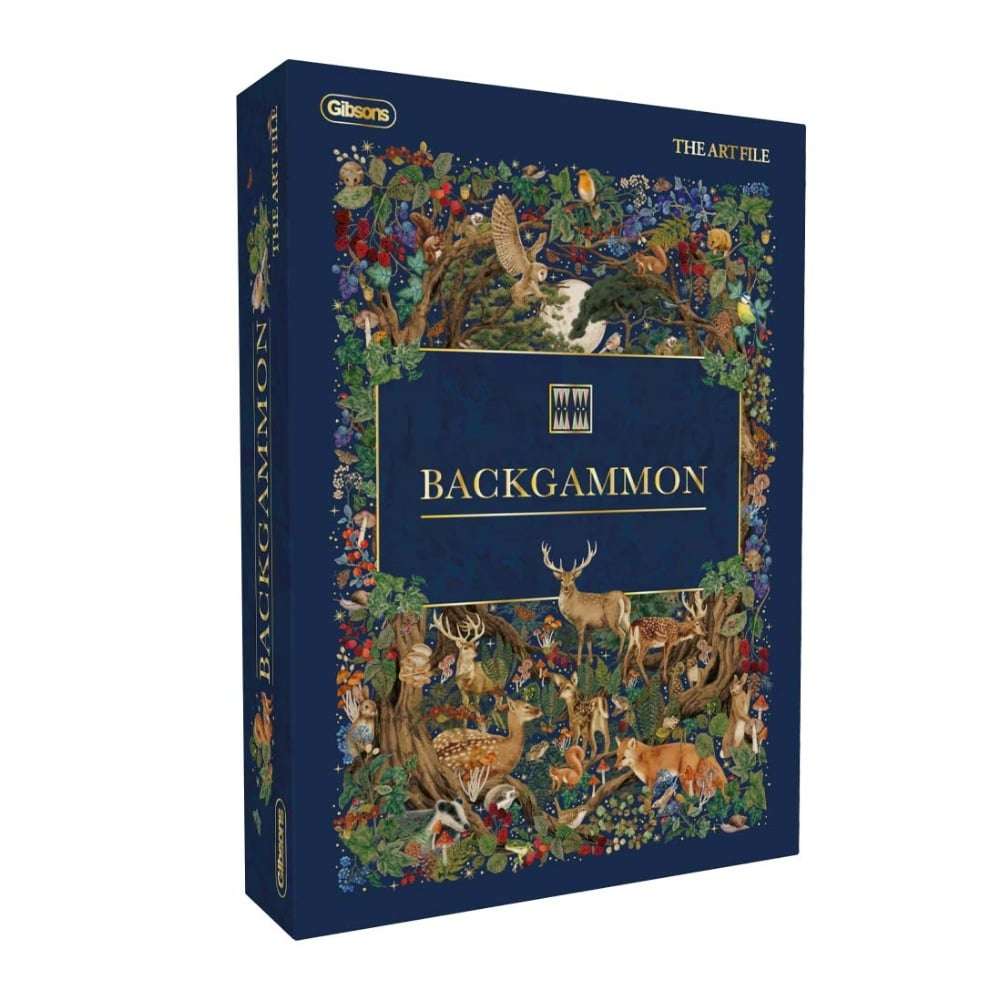 Gibsons - The Art File: Backgammon Family Board Game