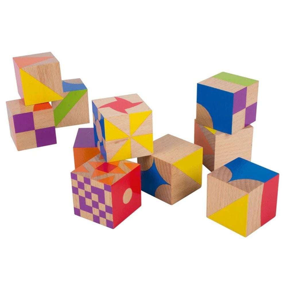 Beleduc - Moziblox Wooden Blocks - Patterning Game - 30pcs -**