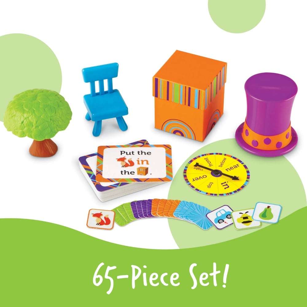 Learning Resources - Fox in the Box Positional Words Activity Set