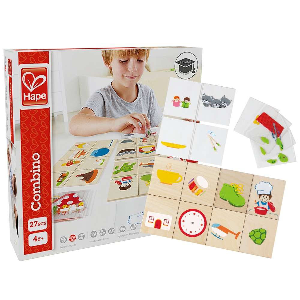 Hape - Home Education - Combino - 27pcs -**
