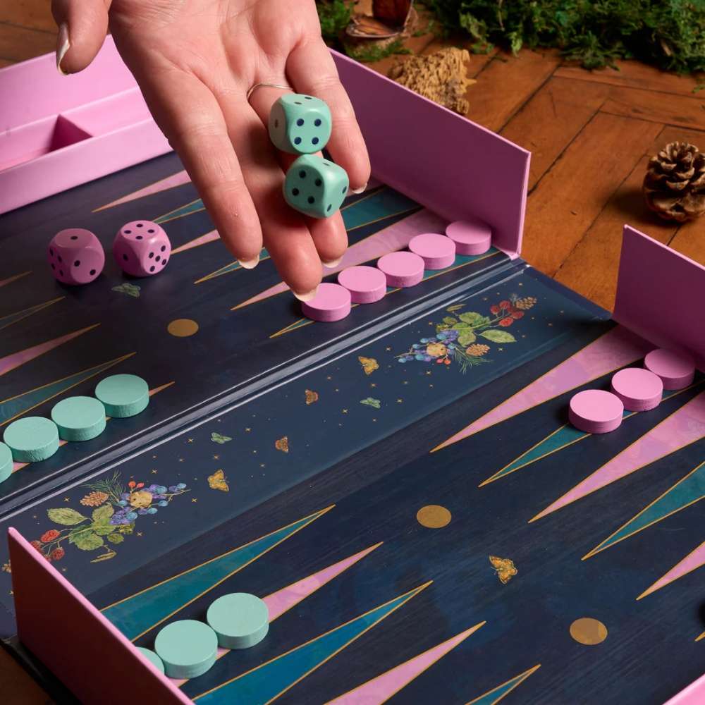 Gibsons - The Art File: Backgammon Family Board Game
