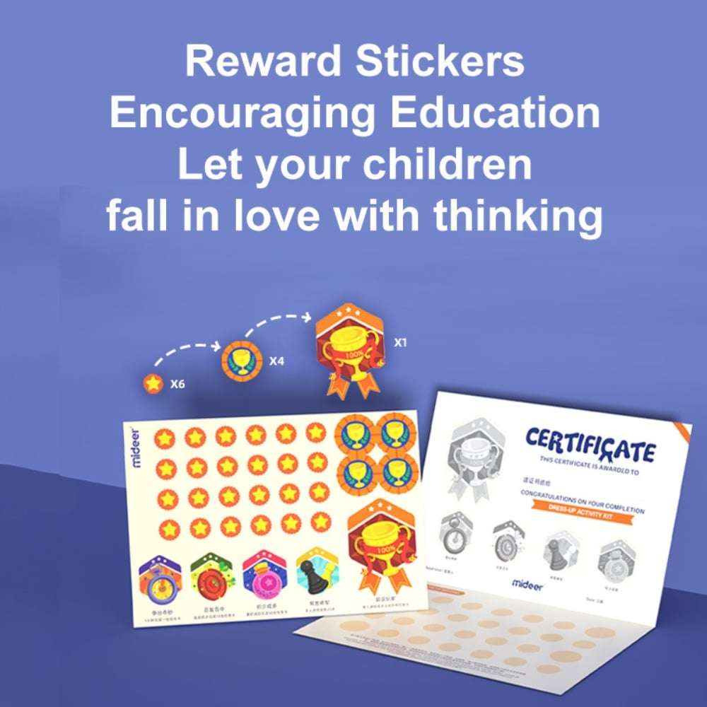 Mideer - Dress-up Activity Kit - Educational Matching Game