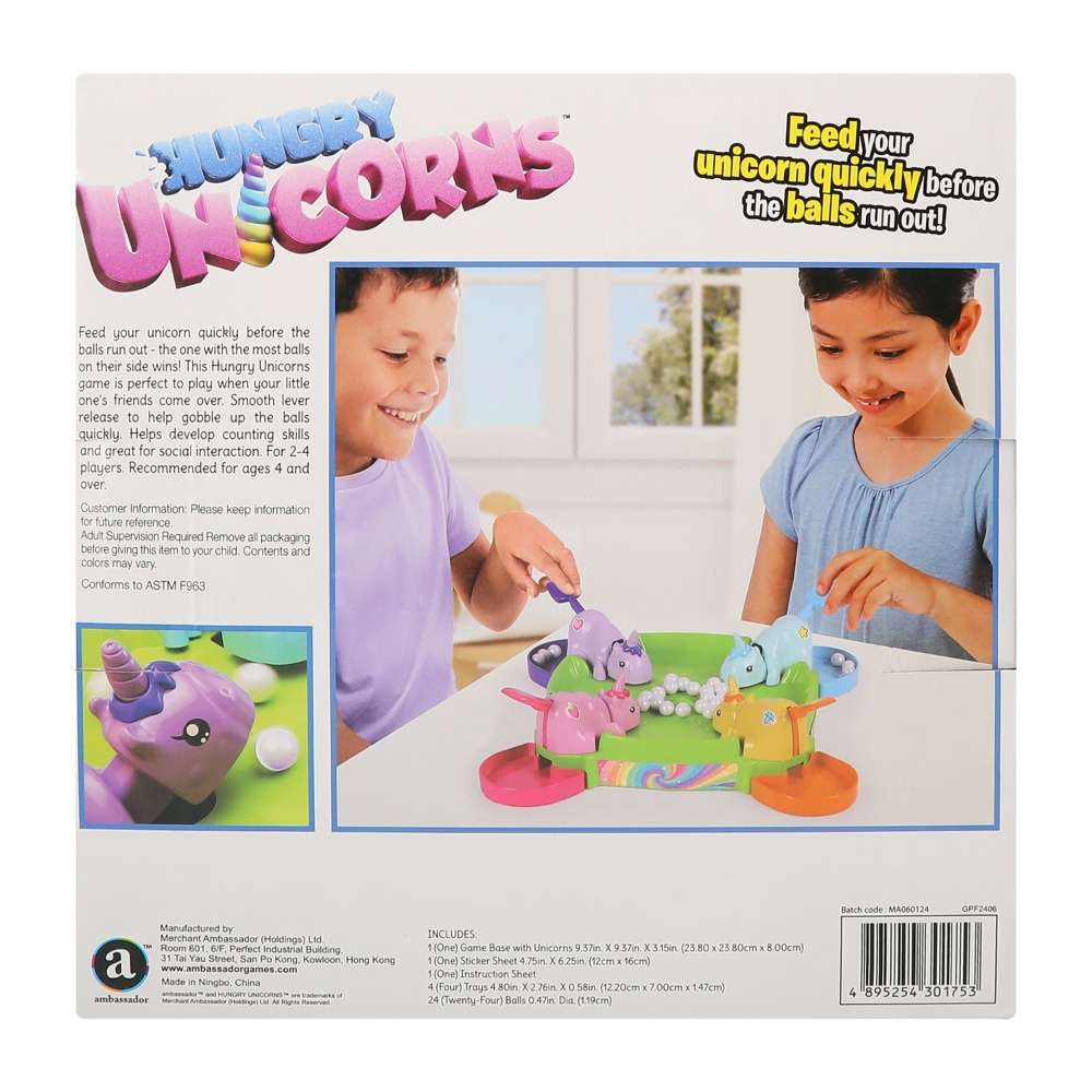 Ambassador - Hungry Unicorns - Grab & Go Game - 31pcs