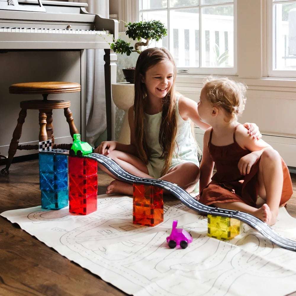 Magna-Tiles - Magnetic Construction Set - Downhill Duo Set - 40 pcs