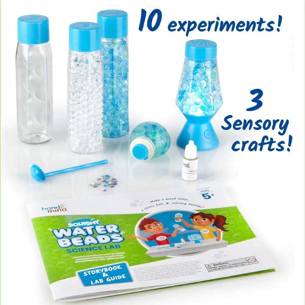 Hand2Mind - Squishy Water Beads Science Lab - STEM Sensory Activity Kit