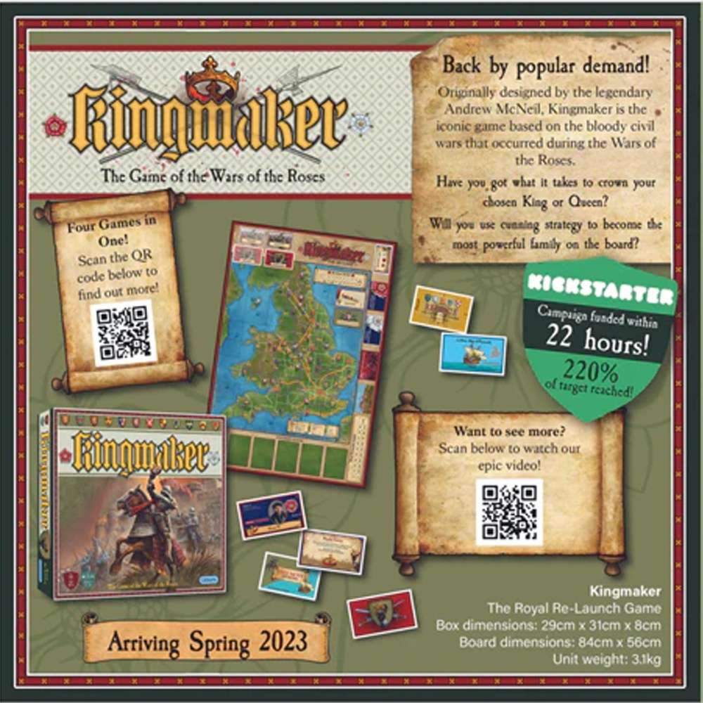 Gibsons - Kingmaker - The Royal Re-Launch - Board Game
