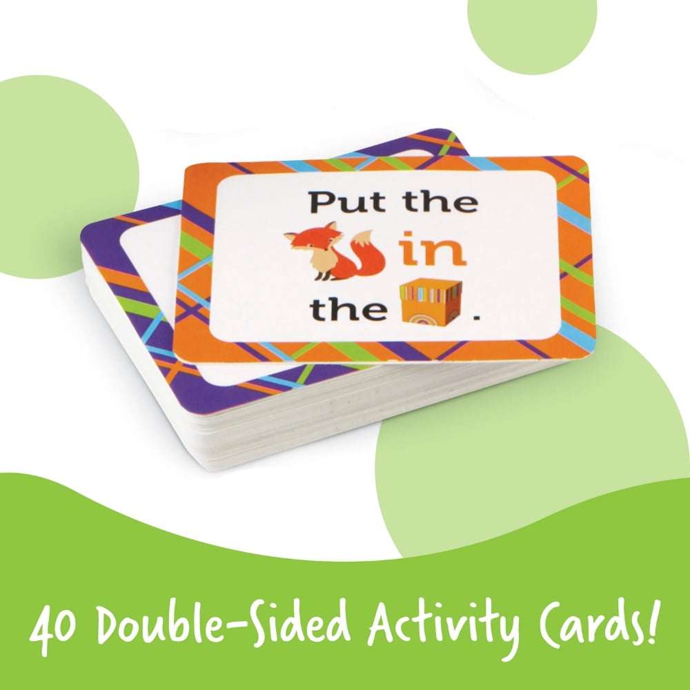 Learning Resources - Fox in the Box Positional Words Activity Set