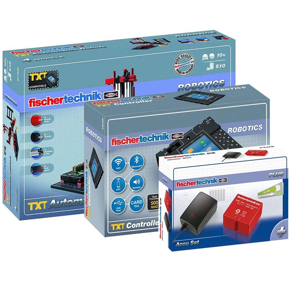 fischertechnik - Automation Robots - incl. TXT Controller & Accu Charger Set