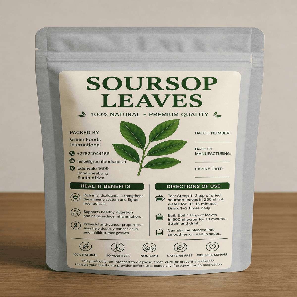 Soursop Leaves and Guava Leaves (Pack of 2) Combo