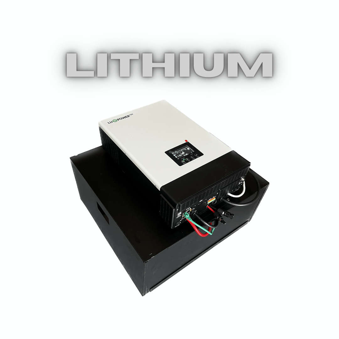 LUXPOWER 5KW Hybrid Inverter System with 5.12kWh SHOTO Lithium Battery & WiFi