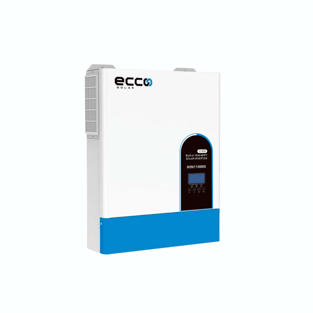 11KVA Ecco MPPT Hybrid Inverter & 5.12kWh Ecco Lithium Battery Wall Mount Combo