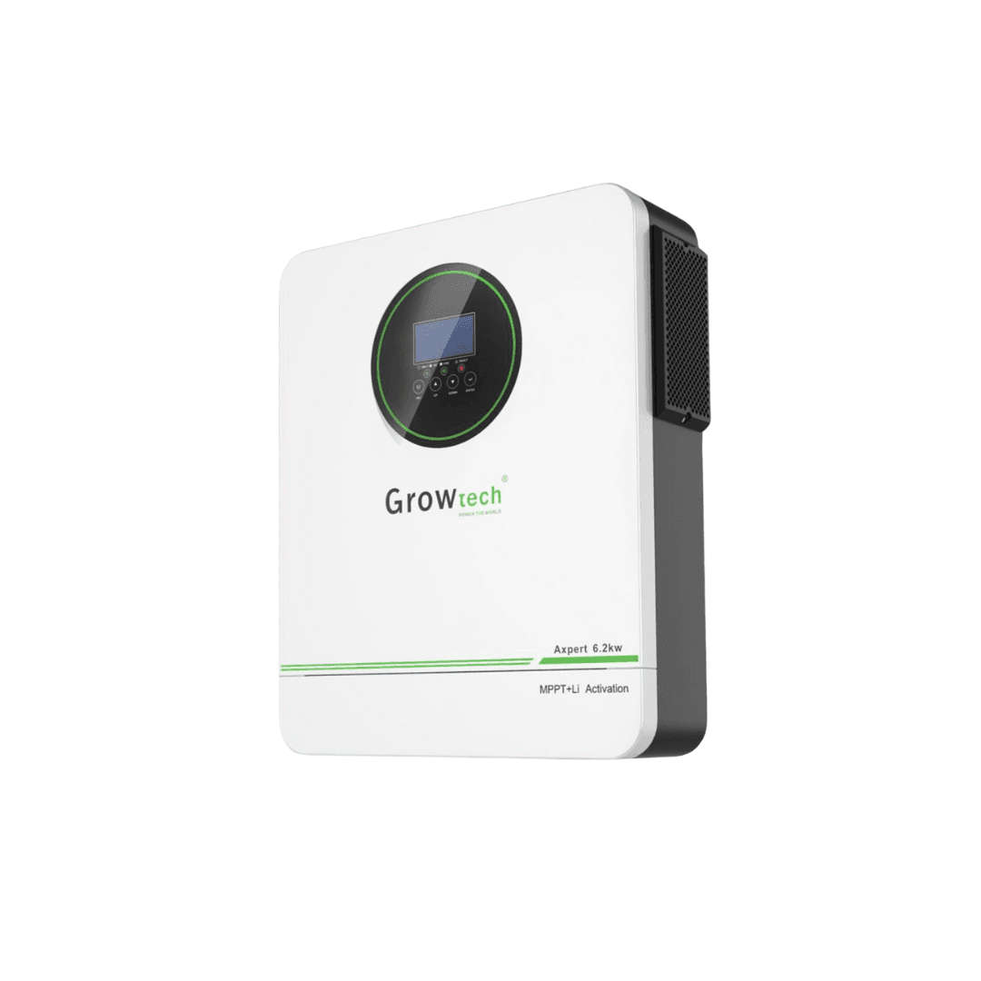 GROWTECH 6.2KVA / 6200W Pure Sine Wave Hybrid Inverter MPPT