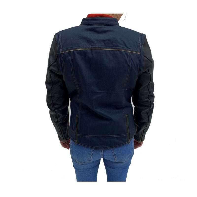 Womens Arterial Abrasion-Resistant Denim Riding Jacket