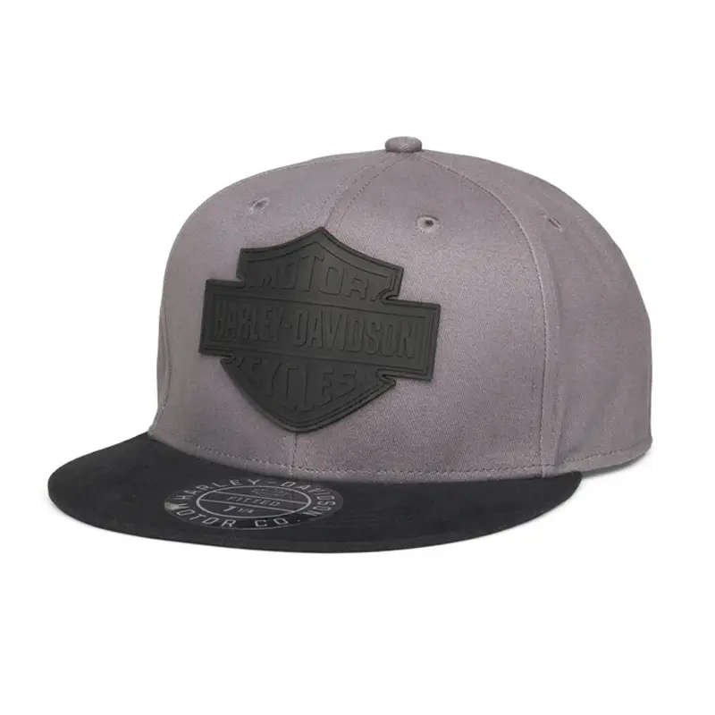 Men's Bar &amp; Shield Logo Fitted Baseball Cap - Gray - L