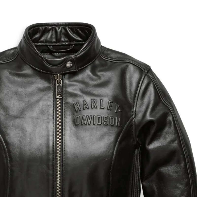 Women's Enodia Leather Riding Jacket - XL