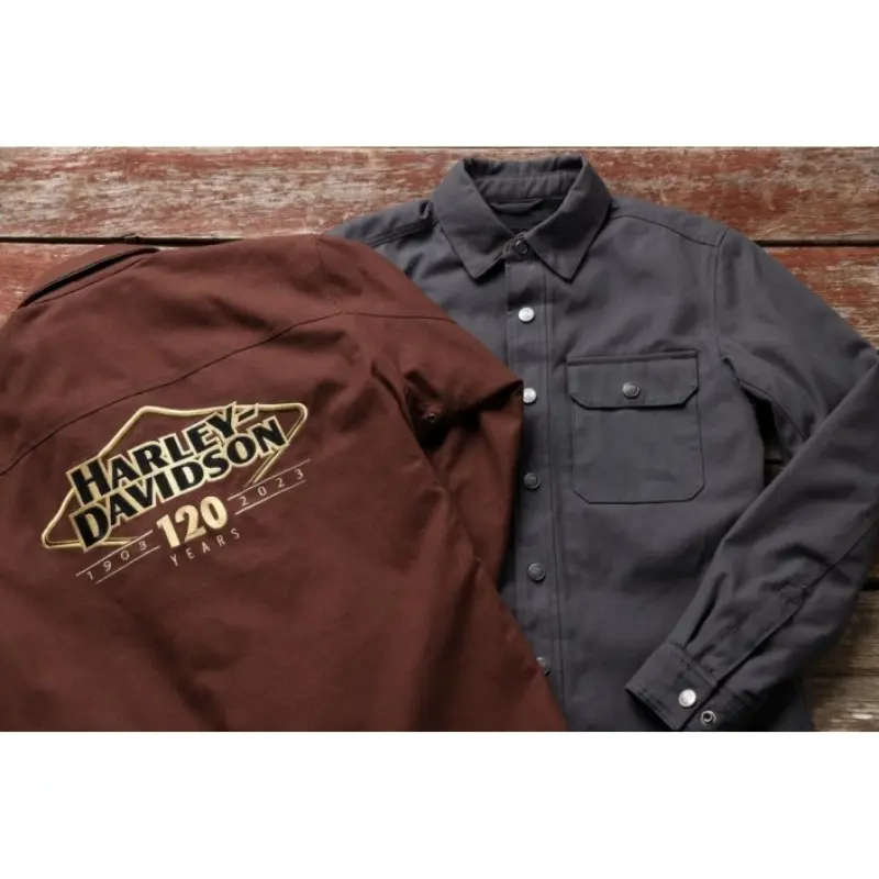 Men's 120th Anniversary Operative Riding Shirt Jacket - Rum Raisin - L