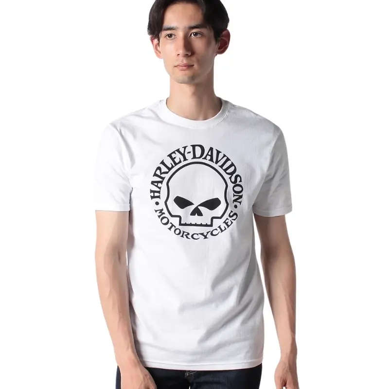 Men's Willie G Skull Tee - White - 2XL