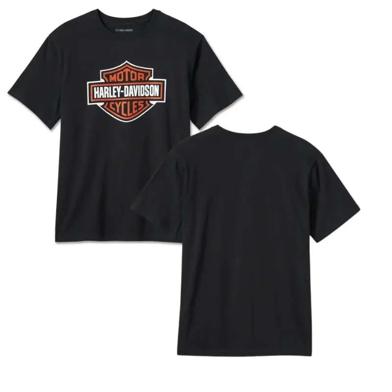 Men's Bar &amp; Shield Tee - Black - S