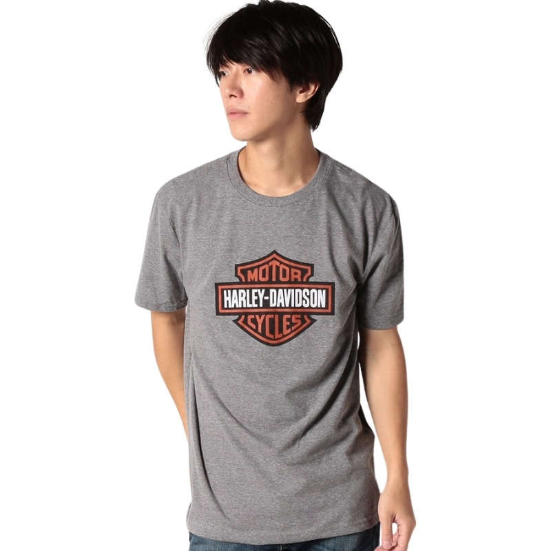 Men's Bar &amp; Shield Tee - Medium Heather Grey - S