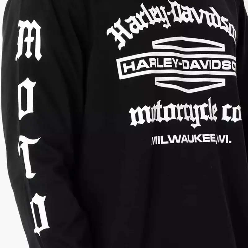 Men's Old English Stacked Bar & Shield Tee - 2XL