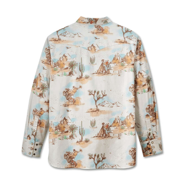 Out West Printed Woven Shirt - XL