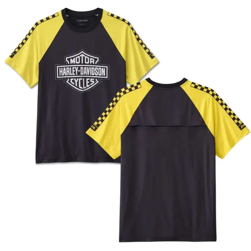 Men's Bar & Shield Raglan Short Sleeve Tee - XL