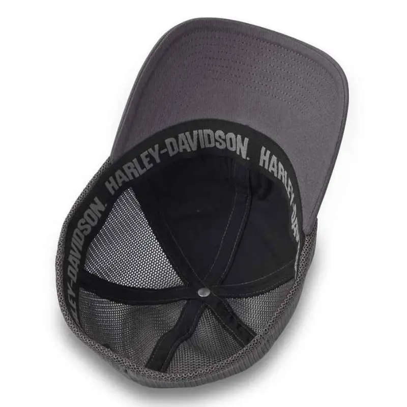 H-D Oil Can Bar & Shield Stretch-Fit Cap - S