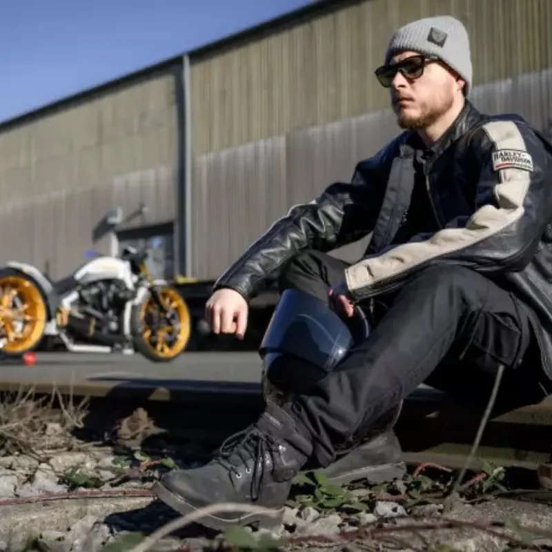 Men's Enduro Leather Riding Jacket - XL