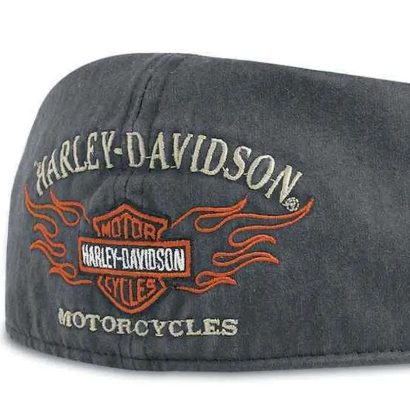 Flame Graphic Fitted Ivy Cap - XL