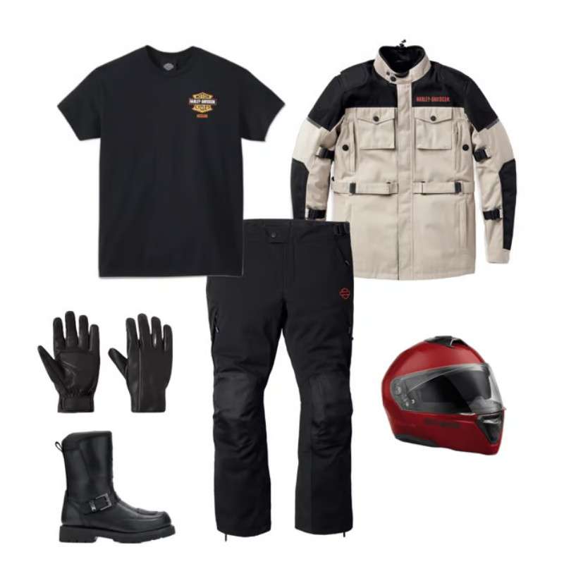 Waterproof Leather Riding Gloves - L