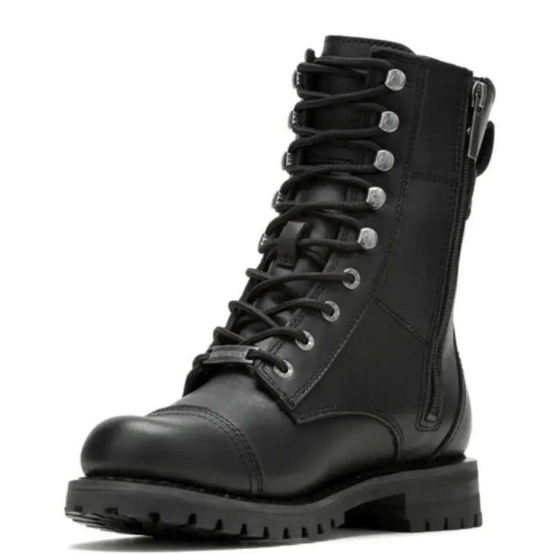 Women's Balsa Skull Waterproof Motorcycle Boots - UK 7