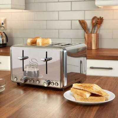 Classic pack -kettle & 4 slice toaster- silver