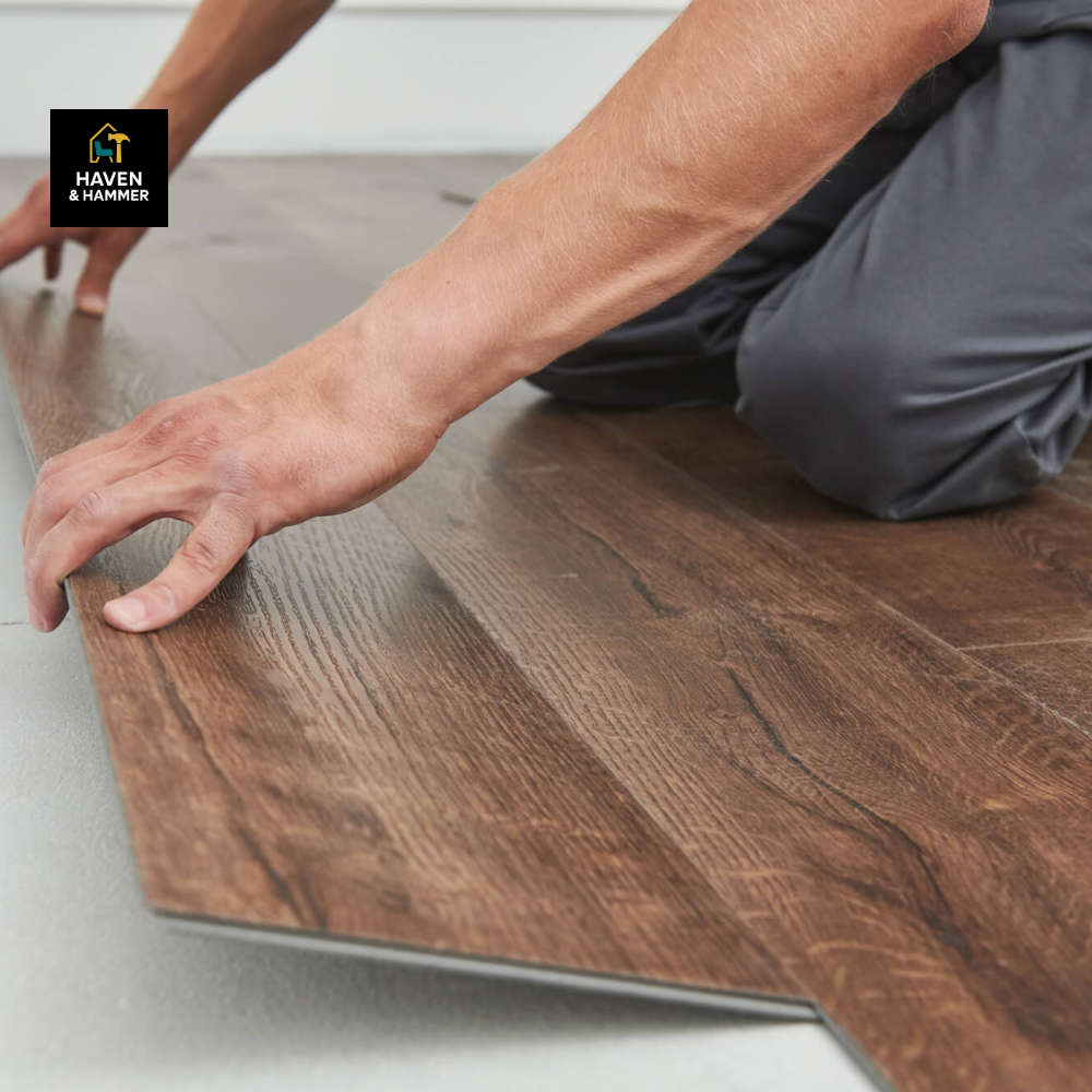 Vinyl plank installation per m 2