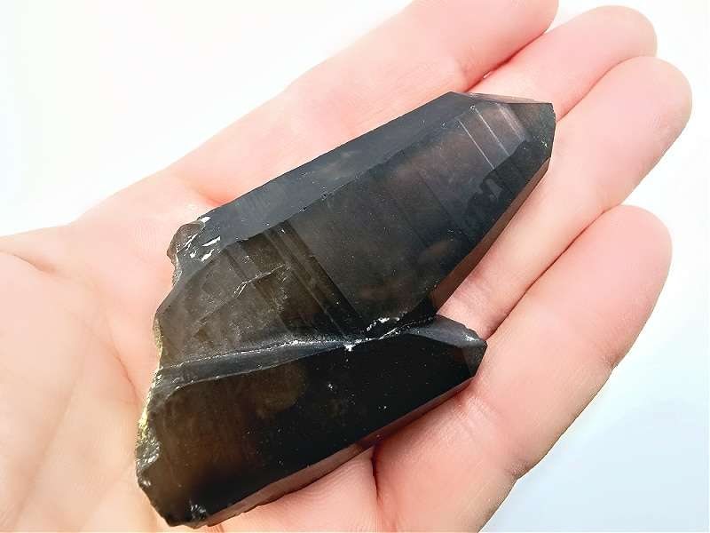 Smoky Quartz Point Rough E (72g) Twin